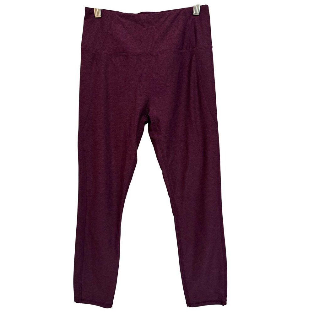 Varley Women Leggings S Plum Heathered High Rise Activewear Athleisure Yoga